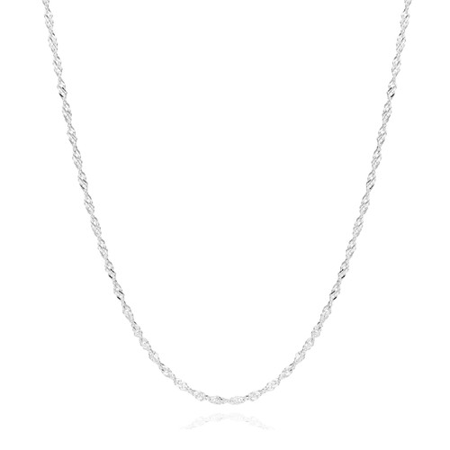 1.5mm Sterling Silver Singapore Chain 16 - 20 inch
