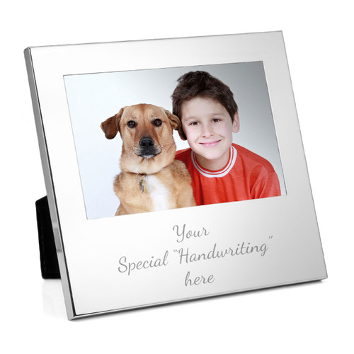 Personalized Handwriting Gifts Silver Picture Frame