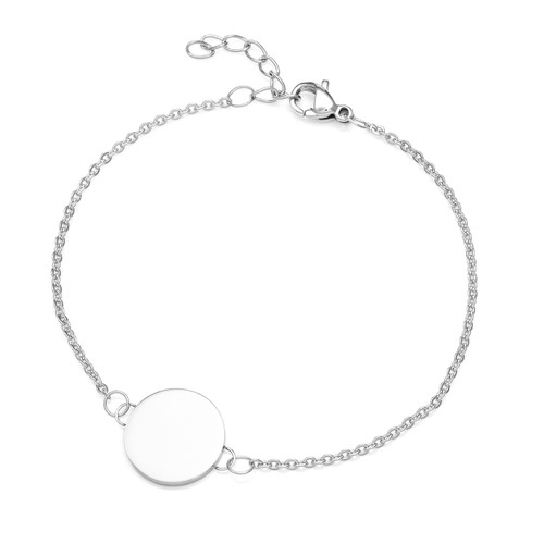 Ellie's Dainty Silver Custom Bracelet Adjustable