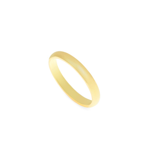Engraved Gold Plated 3mm Stackable Ring