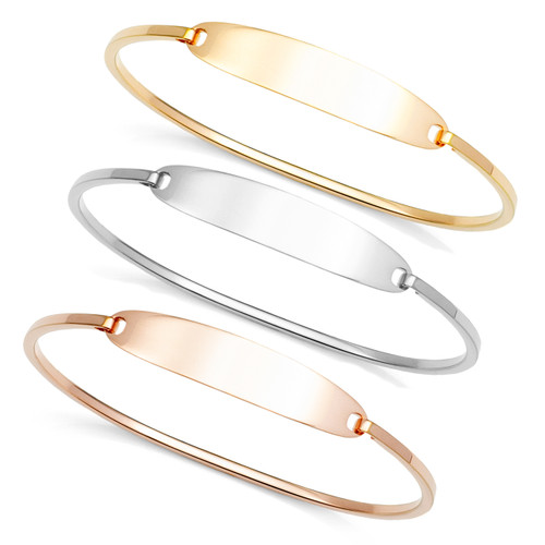 Jenna Engraved Bangle Bracelets for Her