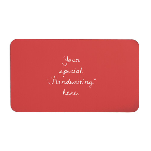 Red Handwriting Gifts Wallet Card