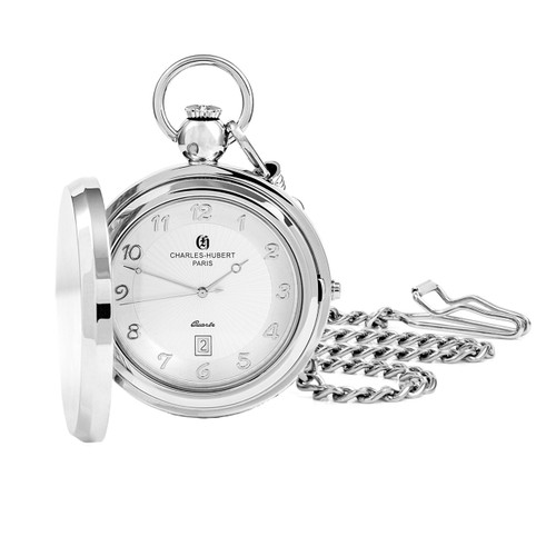 Charles Hubert Photo Insert Engravable Pocket Watch