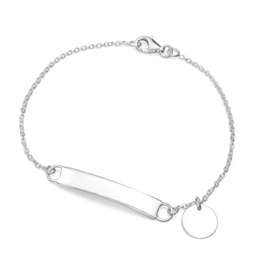Lia Sterling Silver Personalized Bracelet with Charm
