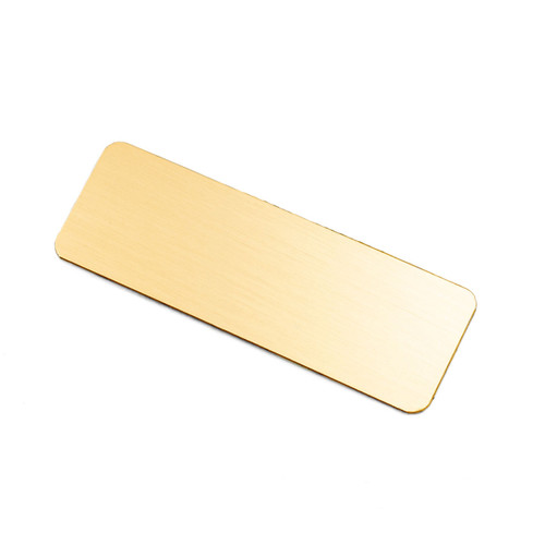 Engravable Rectangle Brass Plate