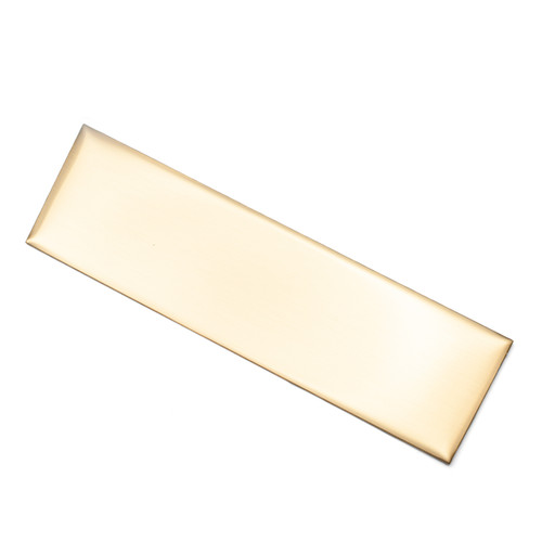 Custom Engravable Rectangle Brass Plate