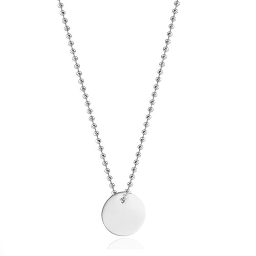 Round Pendant with Ball Chain