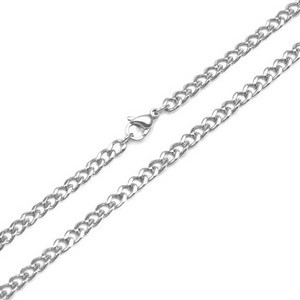 4mm Curb Link Stainless Steel Chain 28 inch