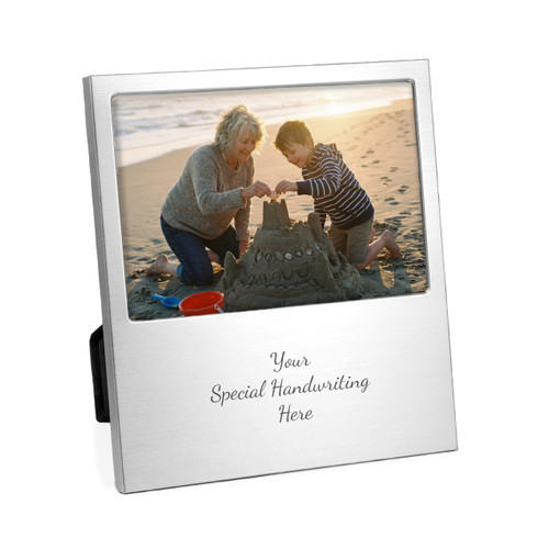 Personalized Handwriting Picture Frame for 4 x 6 Photo Matte Finish