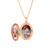 Brianna Rose Gold Locket Necklace