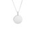 Sarah Sterling Silver Round Locket Necklace