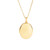 Baylee Gold Oval Locket Necklace