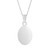 Tear Drop Oval Engraved Necklaces for Her