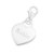Heathers Sterling Silver Engraved Heart Charm