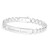 Sterling Silver Curb Link Engraved Bracelet 8.5 inch