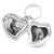 Custom Engraved Heart Photo Locket Keychain
