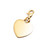 Gold Custom Engraved Heart Charm Gold Custom Engraved Heart Charm
