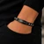 Black Steel Engraved Bracelets For Him