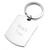 Large Engraved  Dog Tag Keychain
