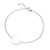 Ellie's Dainty Silver Custom Bracelet Adjustable