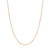 14K Rose Gold Plated Sterling Rolo Neck Chain 1.5mm