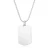 Engraved Dog Tag Pendant without Chain
