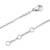 Round Silver Engraved Charm Bracelet