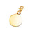 Personalized Gold Engraved Charm