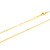 Adjustable Gold Plated Stainless Rolo Neck Chain 18-20 inch