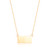 Pretty in Gold Custom Bar Necklace