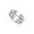 Shamrock Spinner Engraved Rings