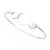 Triple Heart Personalized Bracelet for Her 7 inch