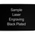 Black & Gray Custom Engraved Bracelet for Him