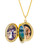 14K Gold Filled 4 Photo Ornate Personalized Locket Necklace