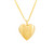 Cross Gold Filled Baptism 2 Photo Heart Locket 15/16 Inch