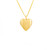 20mm Gold Filled Baptism 2 Photo Heart Locket 3/4 inch