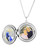 Ellen Silver Engraved Locket Necklace