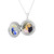 Shine On Sterling Silver Engraved Locket Necklace
