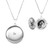 Diamond Accent Sterling Silver Personalized Locket Necklace Diamond Accent Sterling Silver Personalized Locket Necklace
