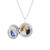 Diamond Accent Sterling Silver Personalized Locket Necklace