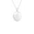 Chloe Sterling Silver Engraved Locket Necklace