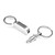 Elegant Engraved Oval Valet Keychain