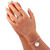 Sterling Silver Custom Engraved Charm Bracelet 7 inch