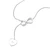 Sterling Silver Infinity Engraved Heart Necklace