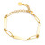 Engraved Yellow Gold Bracelet