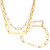 Engraved Gold Tag  Bracelet