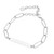 Engraved Silver Tag Bracelet