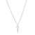 Silver Engraved Key Necklace
