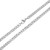 4mm Curb Link Stainless Steel Chain 28 inch