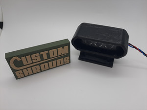 Feniex T3 Pedestal Mount front view Feniex T3 Pedestal Mount front view